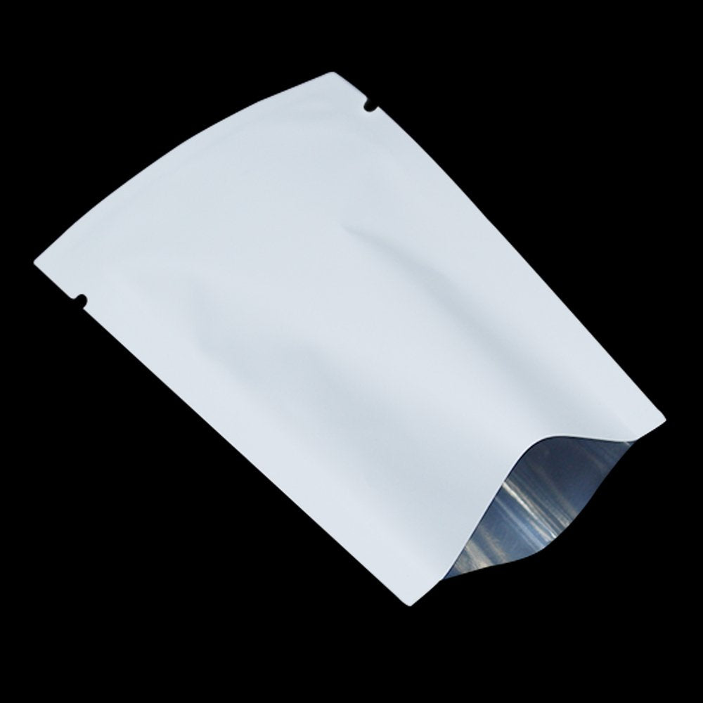 Mitob 200 Pieces Mylar Bags Open Top Food Storage Bags Matte Foil Bag Flat Heat Vacuum Seal Aluminum Pouch For Candy Packing (3.